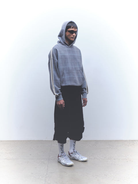 HAZE PLAID HOODIE