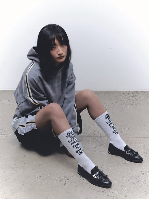 HAZE PLAID HOODIE