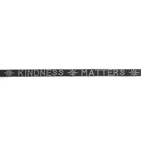 KINDNESS MATTERS LEATHER BELT