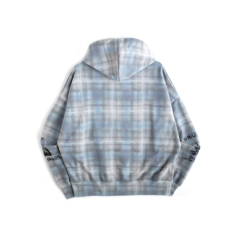 ALREADY IN HEAVEN PLAID HOODIE