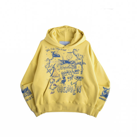 ALREADY IN HEAVEN HOODIE YELLOW