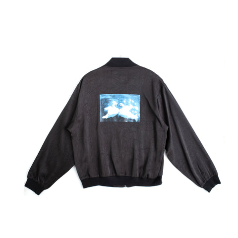 SWANS SATIN JACKET