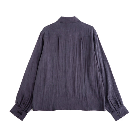 CRINKLE BUTTON UP SHIRT