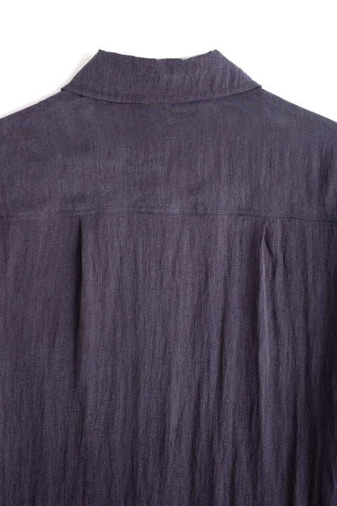CRINKLE BUTTON UP SHIRT