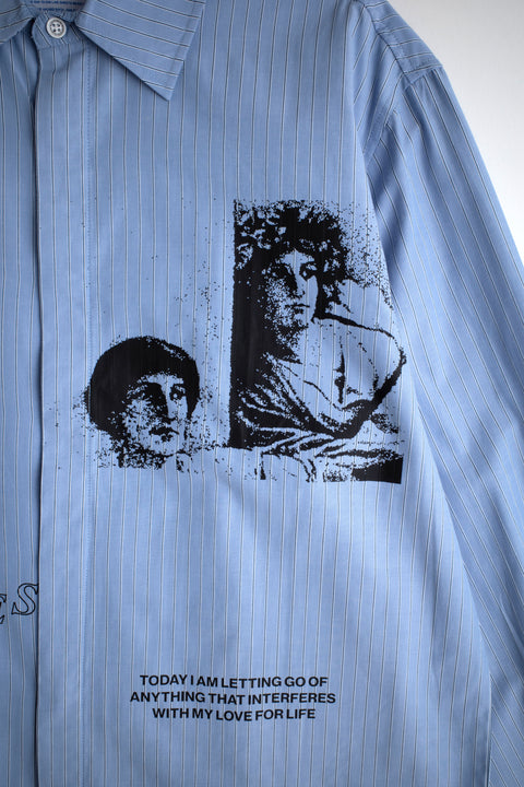 LETTING GO TODAY BUTTON UP SHIRT