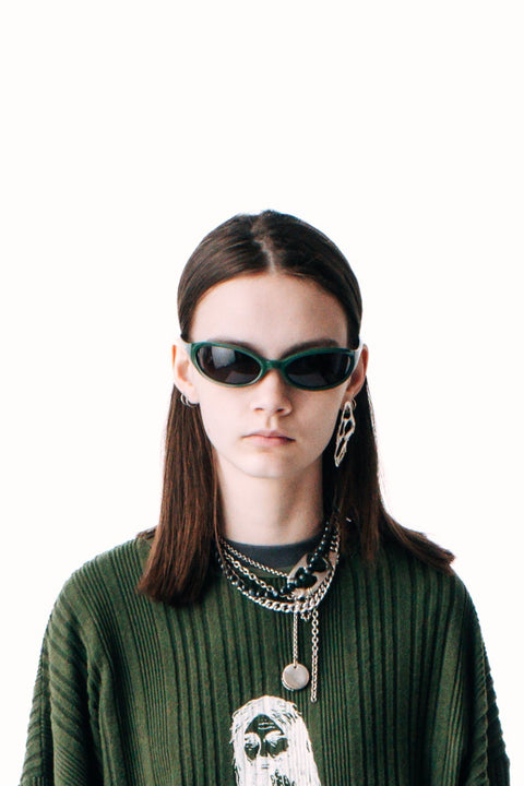 FACE SLAP - GREEN/BLACK