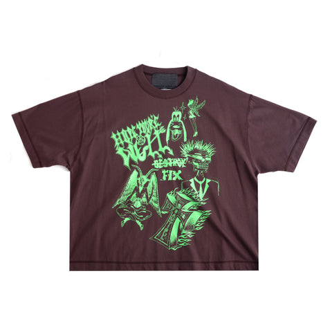 HOPE YOU'RE WELL TEE - BROWN