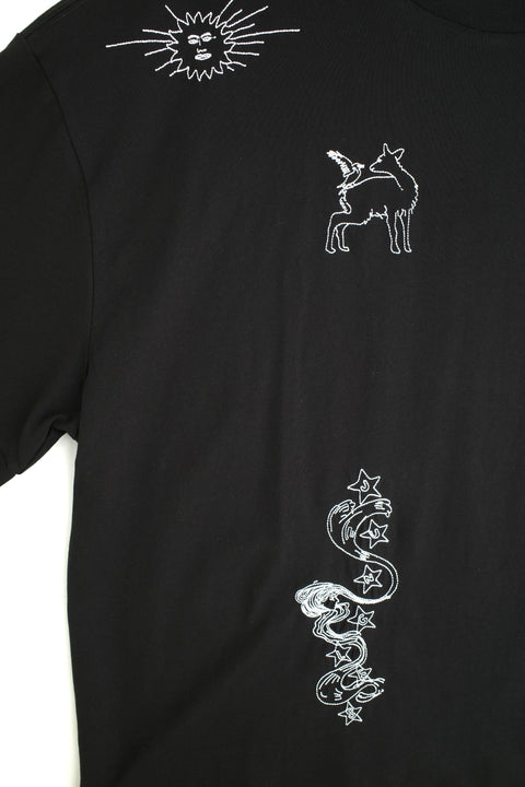 LIFE IS MAGICK TEE- BLACK