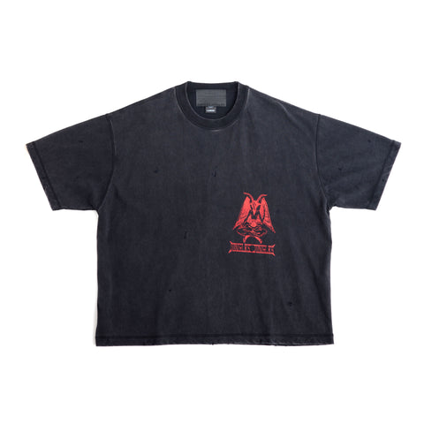 DEVIL DISTRESSED TEE