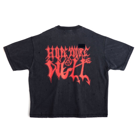 DEVIL DISTRESSED TEE