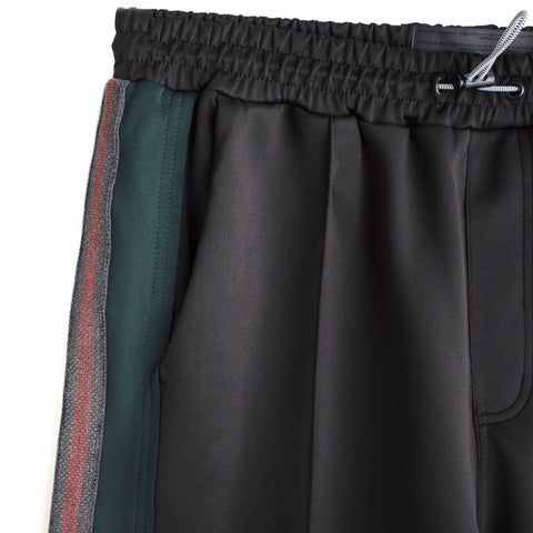 WEAVE TRIM PINTUCK PANTS