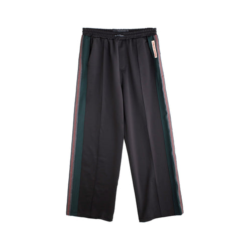 WEAVE TRIM PINTUCK PANTS