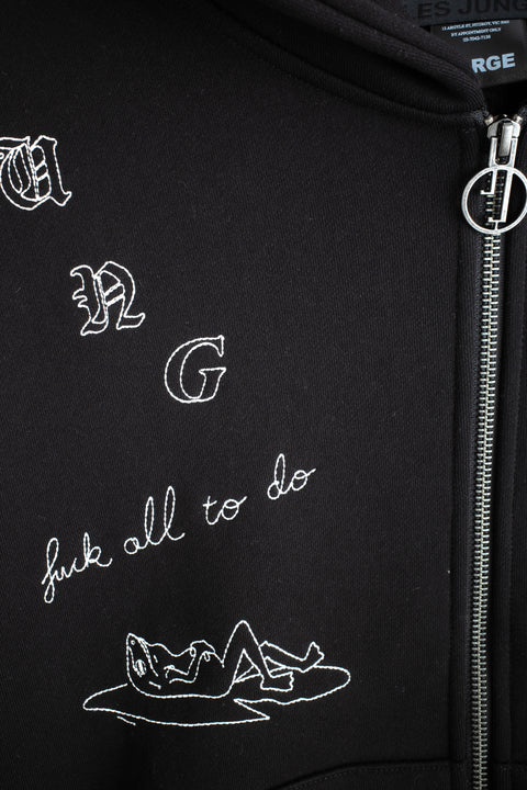 FUCK ALL ZIP HOODIE