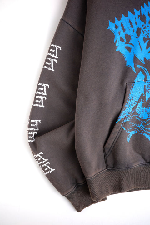 HOPE YOU'RE WELL ZIP HOOD GREY