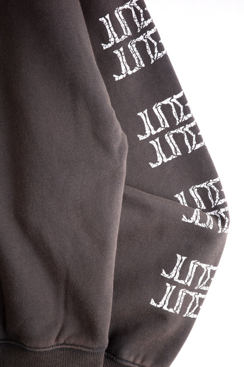 HOPE YOU'RE WELL ZIP HOOD GREY