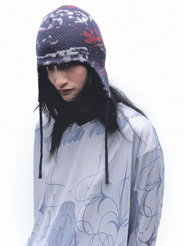 Static Tie Up Beanie