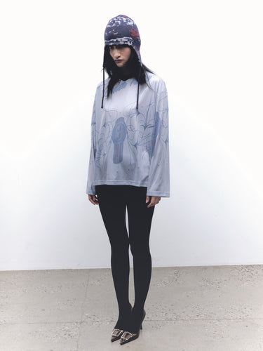 Static Tie Up Beanie