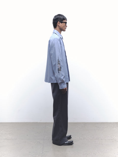 LETTING GO TODAY BUTTON UP SHIRT