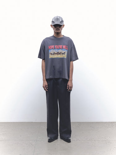 Horses Tee Charcoal