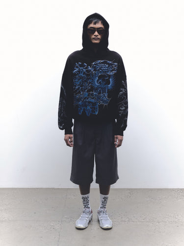 Flames & Stuff Black/Blue