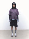 Flames & Stuff Tee - Vintage Purple