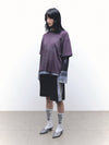 Flames & Stuff Tee - Vintage Purple