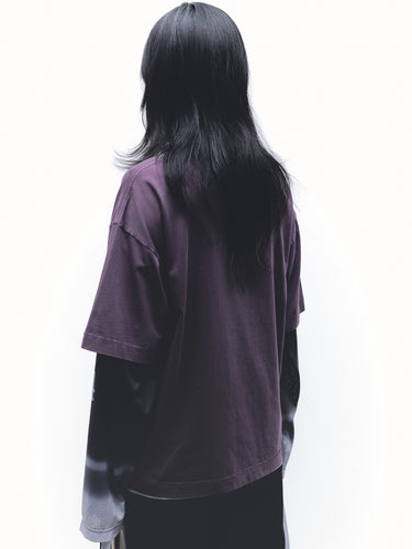 Flames & Stuff Tee - Vintage Purple