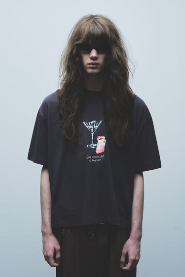 Double Happines SS Tee Black