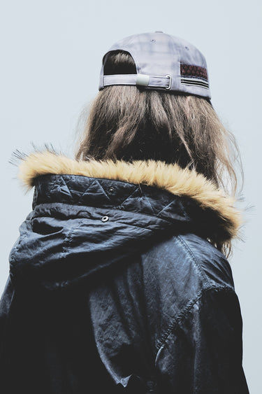 Double Taping Plaid Cap