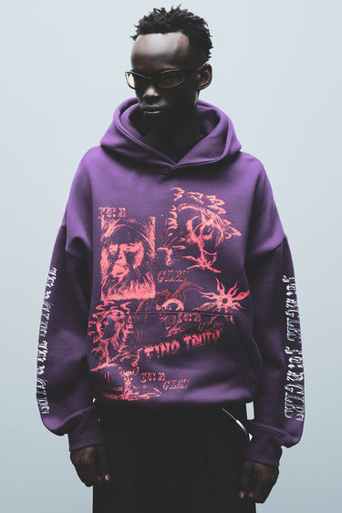 Find Truth Hoodie Purple