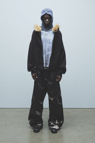 Fur Trim Hoodie
