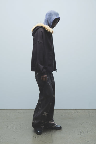 Fur Trim Hoodie