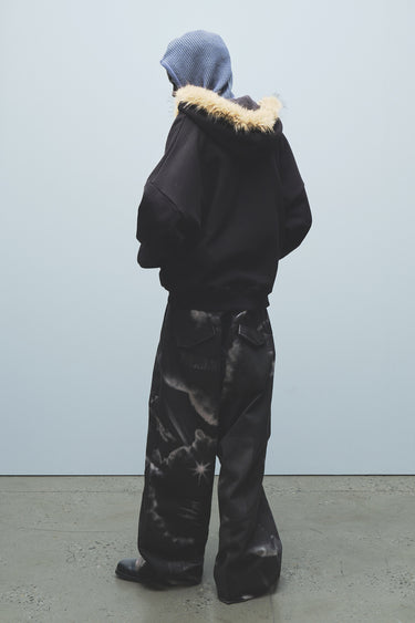 Fur Trim Hoodie