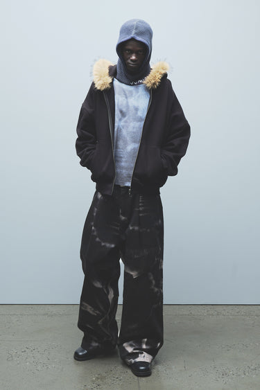 Fur Trim Hoodie