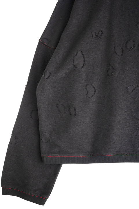 Distressed Terry Crewneck