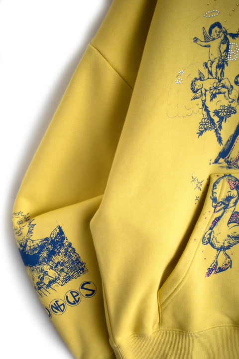 ALREADY IN HEAVEN HOODIE YELLOW