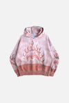 Flaming Dolphin Airbrush Hoodie
