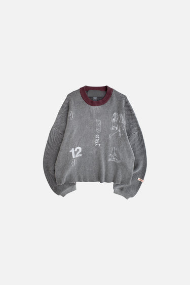 For a Brief Moment 2 Tone Rib Knit
