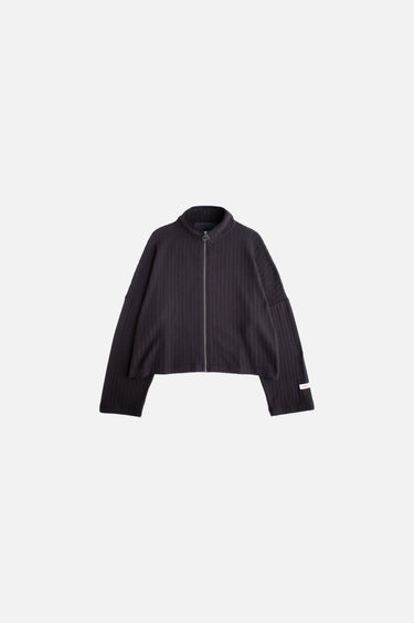 Zip Up Boxy Knit