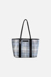 Airbrush Plaid Bag