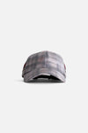 Double Taping Plaid Cap