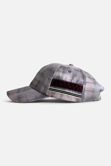 Double Taping Plaid Cap