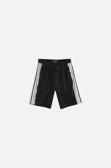 Weave Trim Pleat Short