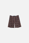 Hollywood Waist Plaid Shorts