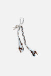 Peace-man Woven Carabiner Keychain