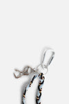 Peace-man Woven Carabiner Keychain