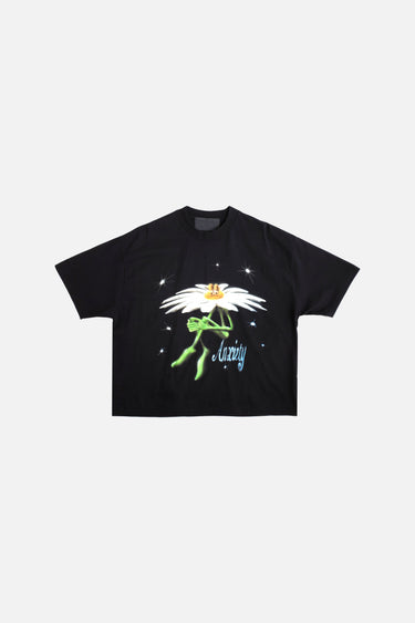 Anxiety Flower Tee Black