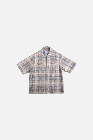 Air Brush Plaid Button Up