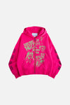 Hope You're Well Zip Hood Pink