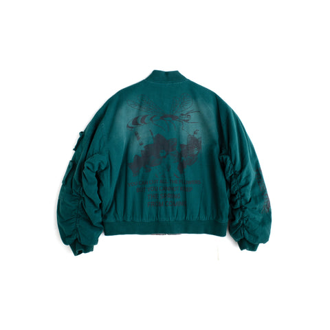 YOU CAN CUT ALL THE FLOWERS BOMBER JACKET